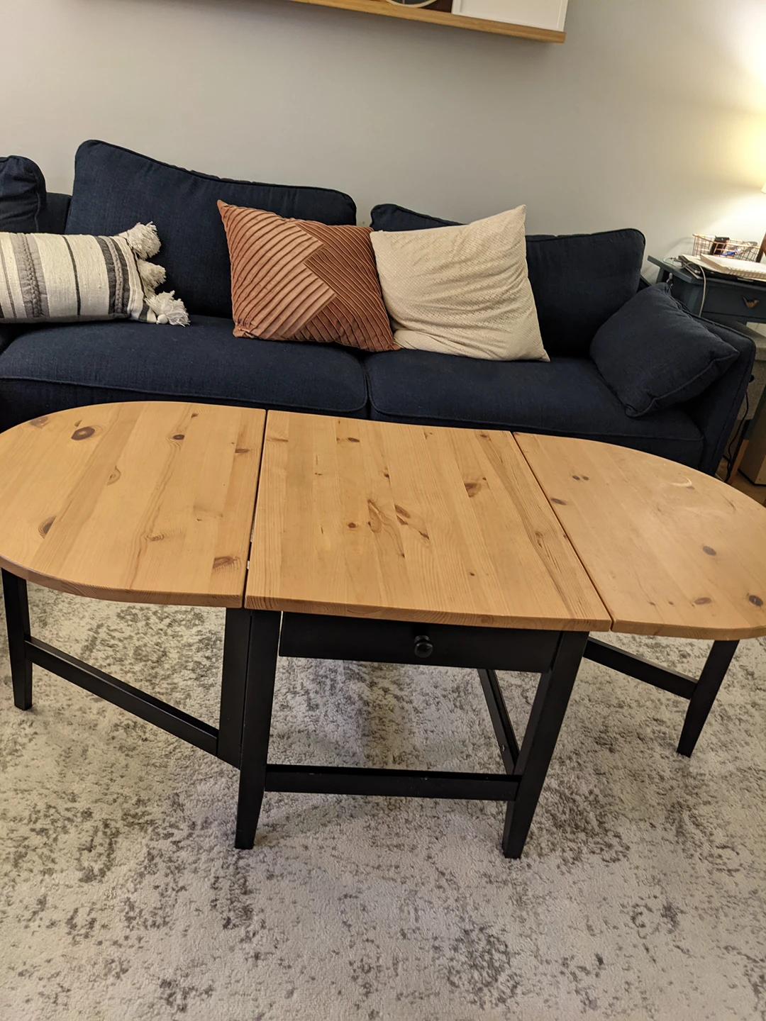 Gate-Leg Expandable Coffee Table - photo 4