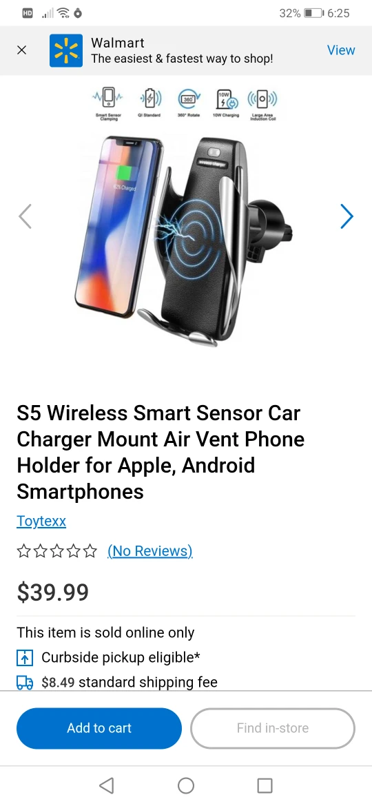 unsealed wireless phone charger for car - photo 2