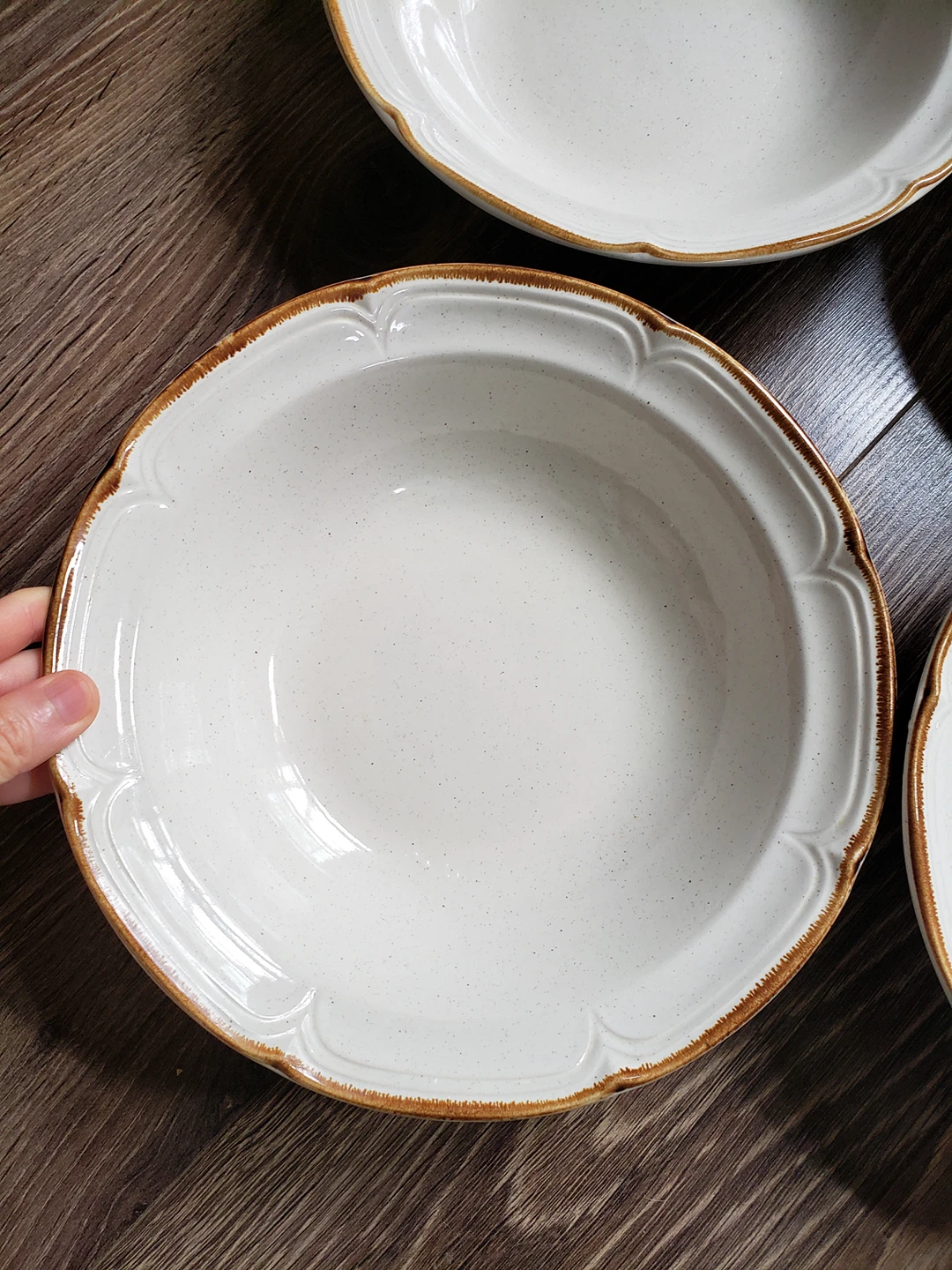 Vintage Japanese Stoneware bowls x 4 thumbnail