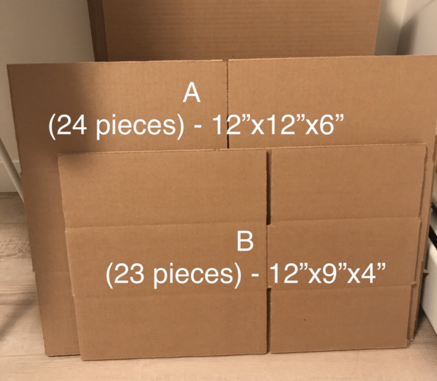 Corrugated box (new)