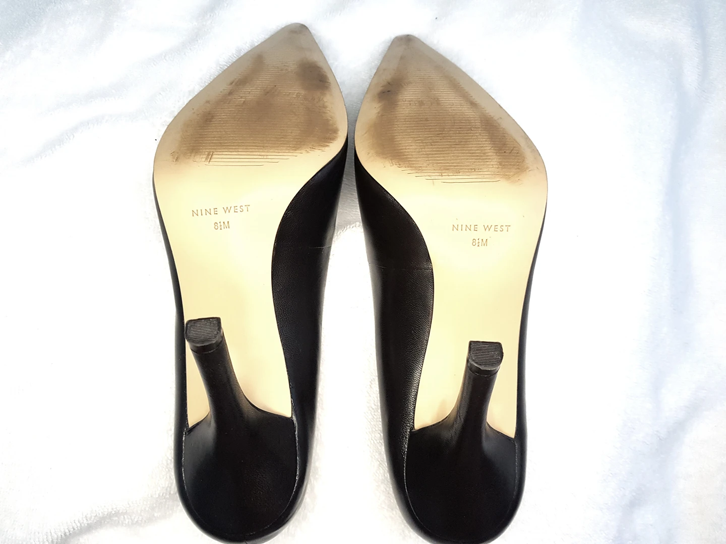Nine West Leather heels pumps shoes $144 image indicator(5)