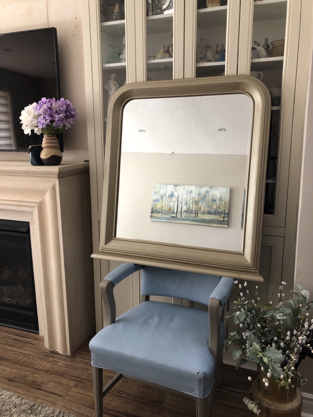 Large Gold Mirror thumbnail