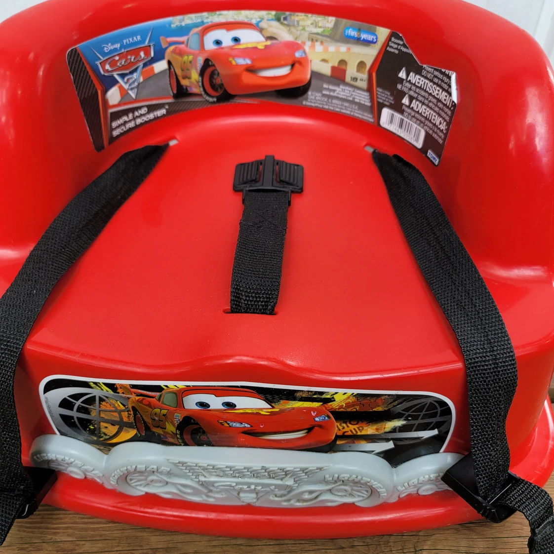 Disney's Pixar Cars feeding booster seat