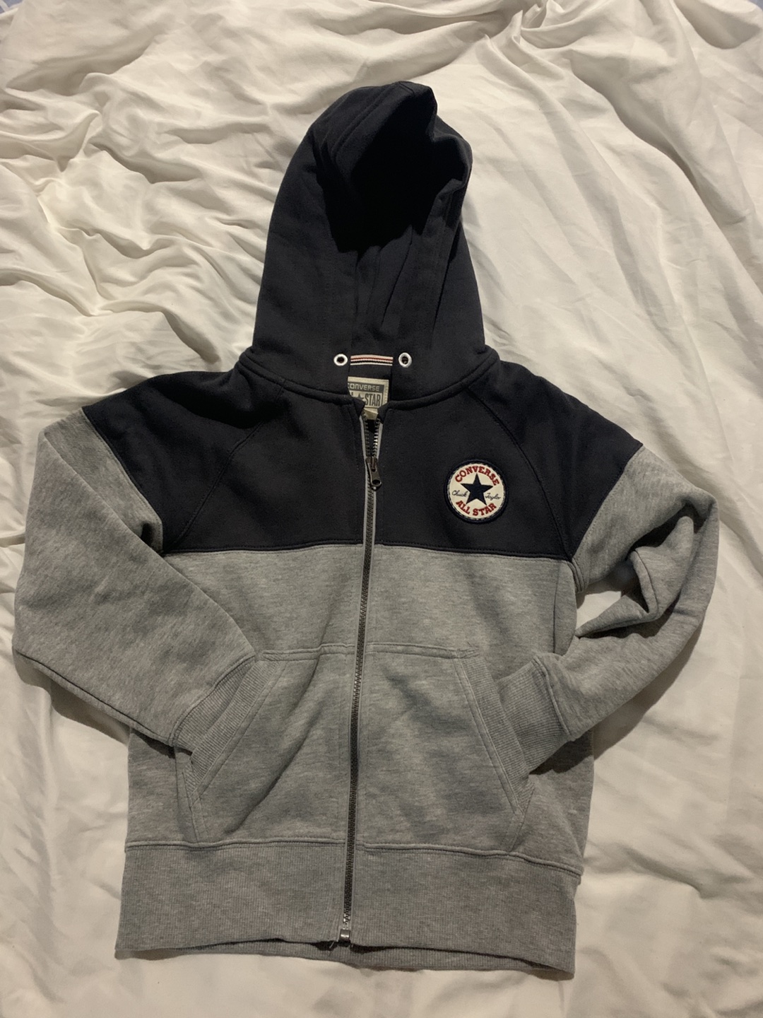 Kids Converse Chuck Taylor Patch Full Zip Hoodie thumbnail