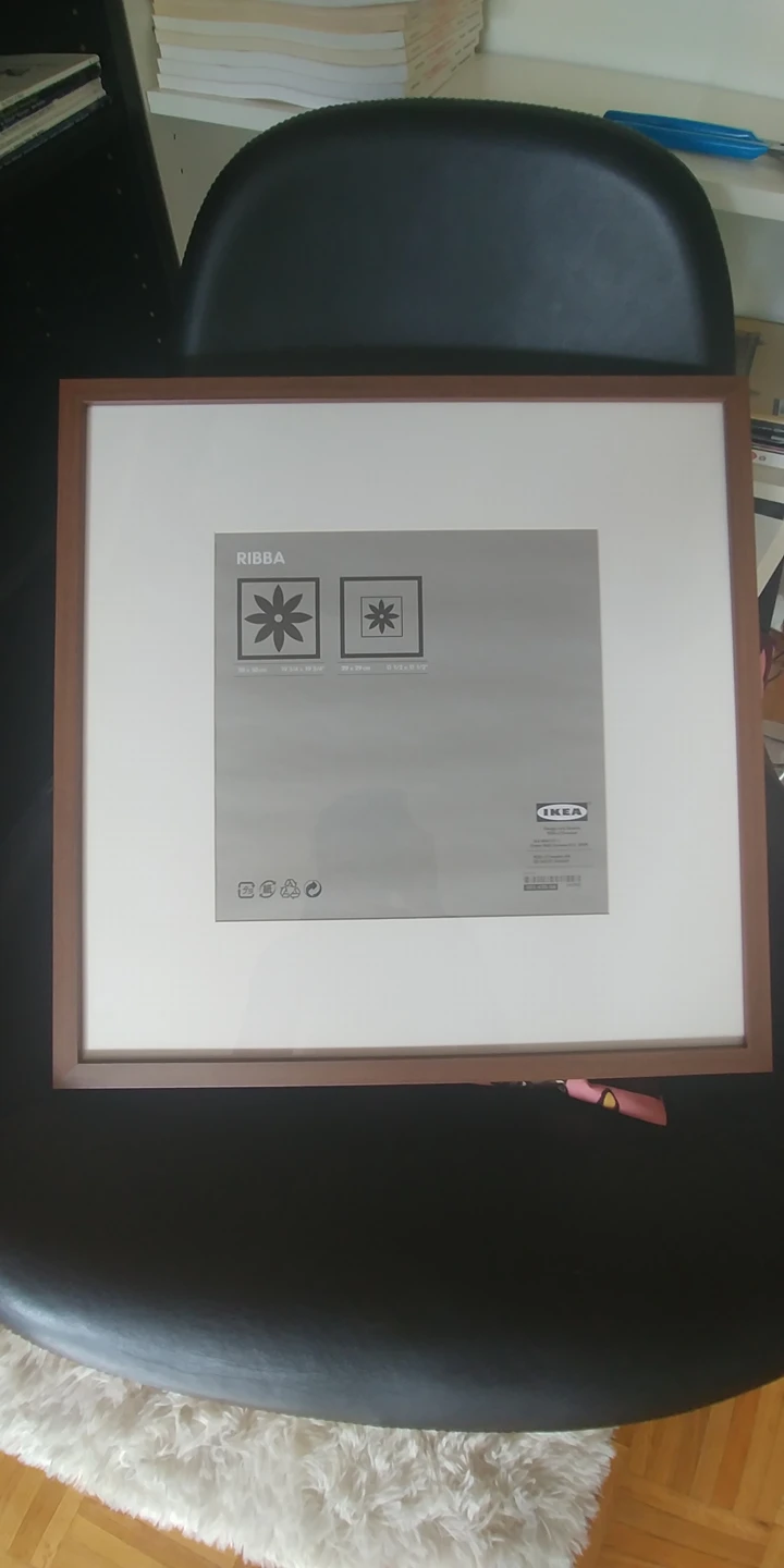 Ikea frame brown wood grain - photo 4