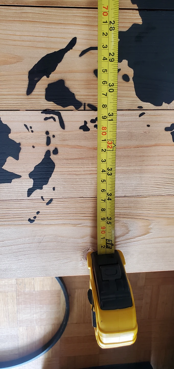 Wood world map - photo 3