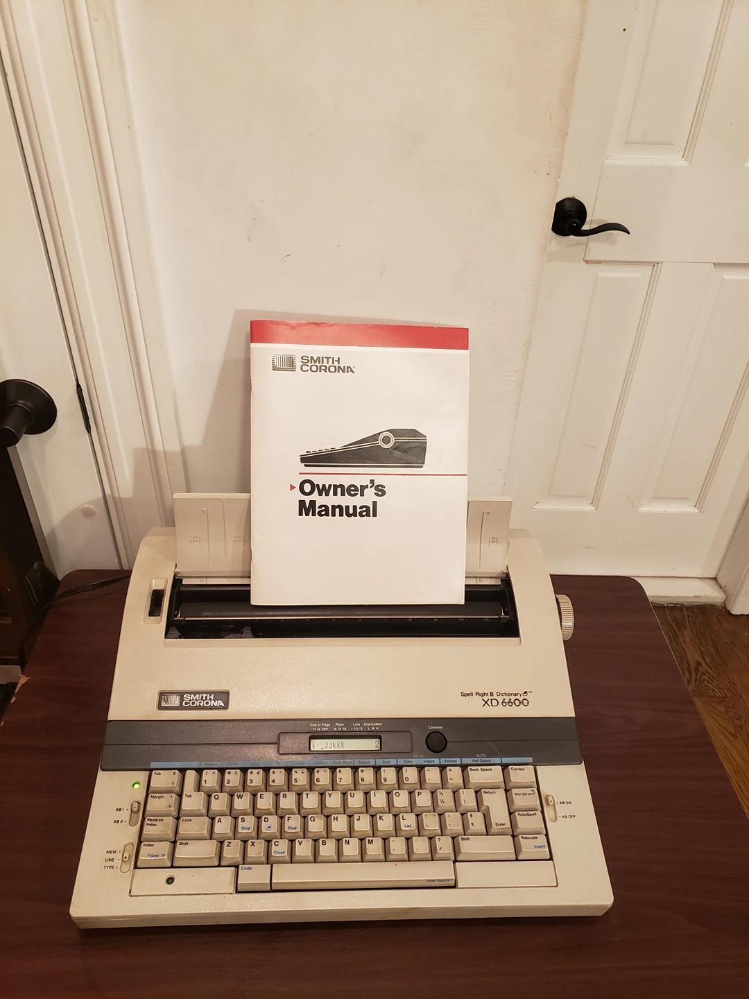 Smith Corona Portable Digital Electric TypeWriter XD 6600