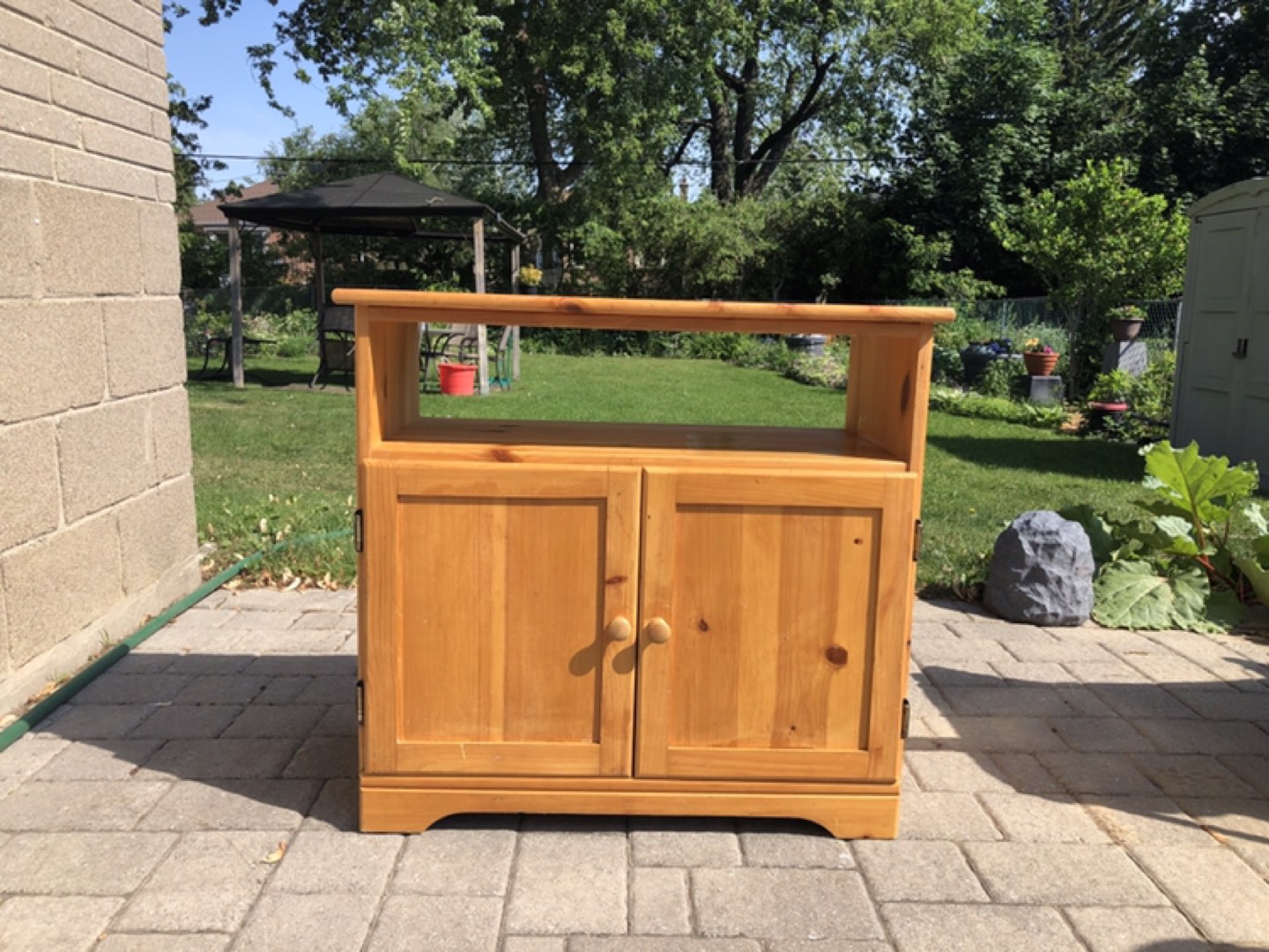 Small pine cabinet thumbnail