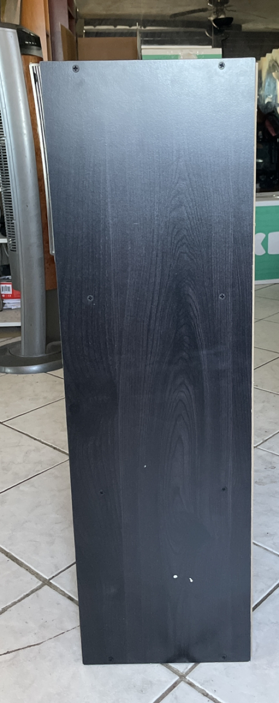 Dark color wood 3 shelves bookcase - photo 2