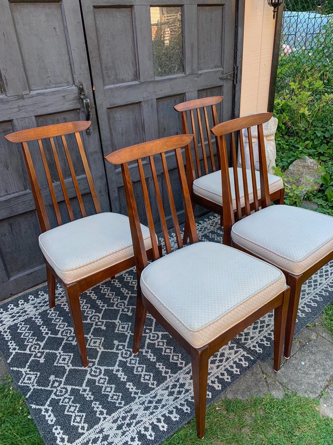 MCM Walnut Dining Chairs
 - photo 4