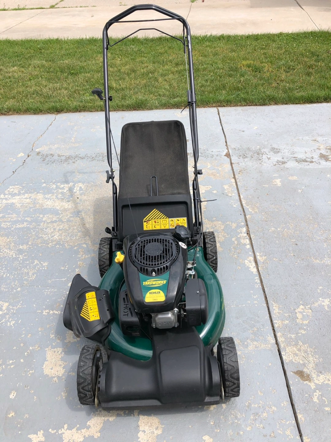 Yard Works 3-in-1 lawn mower Karrot