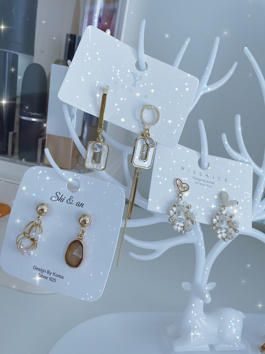 Brand-new earrings for sale