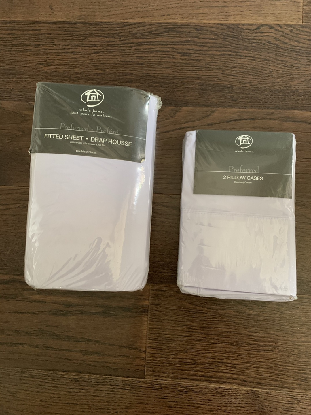 NEW fitted sheet double and 2 pillow cases