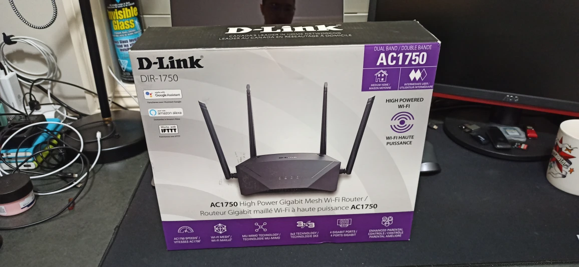 D-Link AC1750 Dual-Band Gigabit Mesh Wi-Fi 5 Router (DIR-1750)