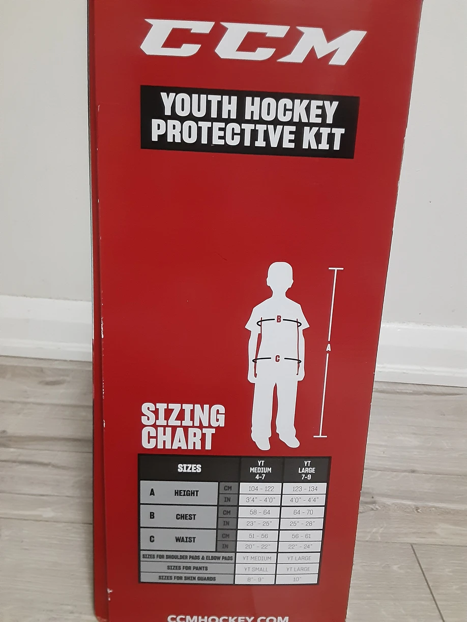 NEW BRAND, Youth CCM Hockey Protective Kit - photo 4