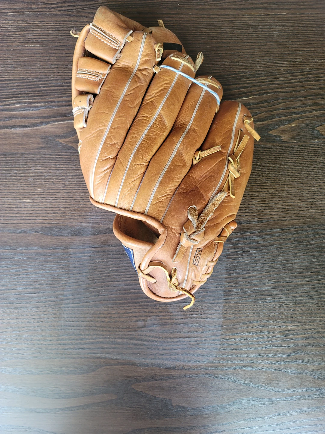 A Pair of Baseball Gloves Splading Tan and Black - photo 4