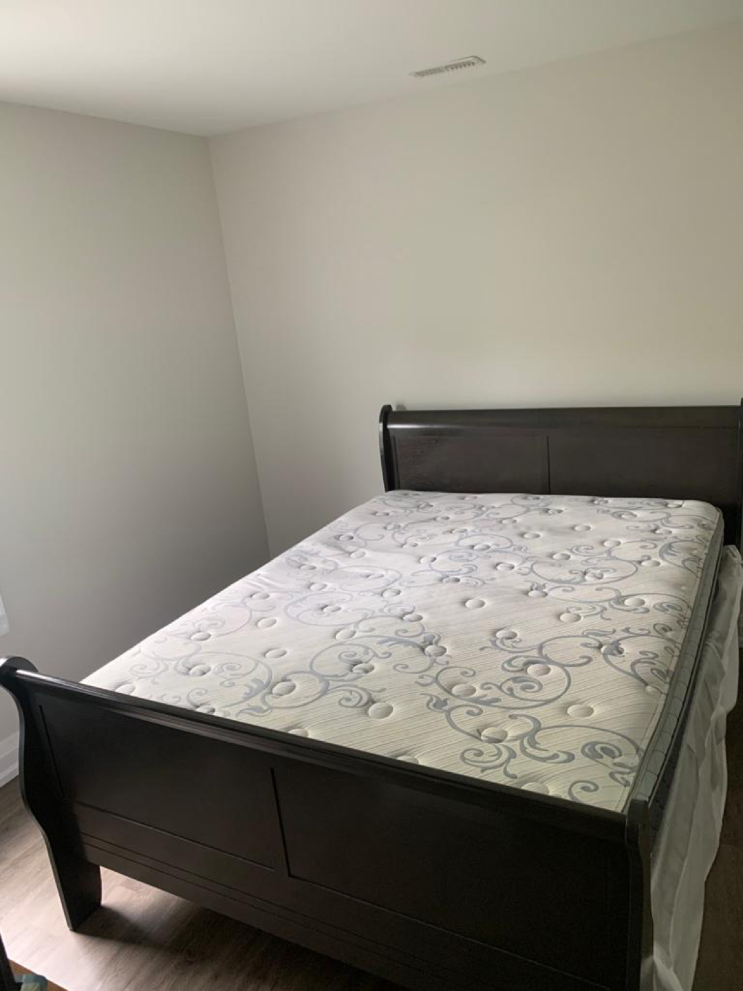 Queen Sleigh Bed Frame with Mattress - photo 2