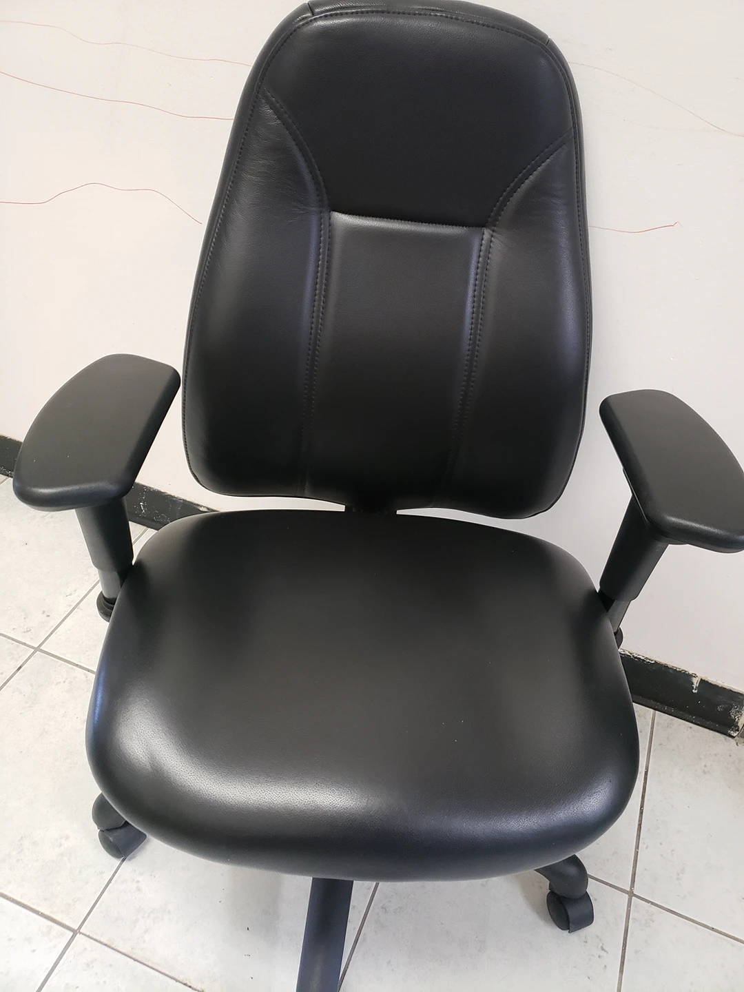 All seating Adjustable leather office chair LIKE NEW