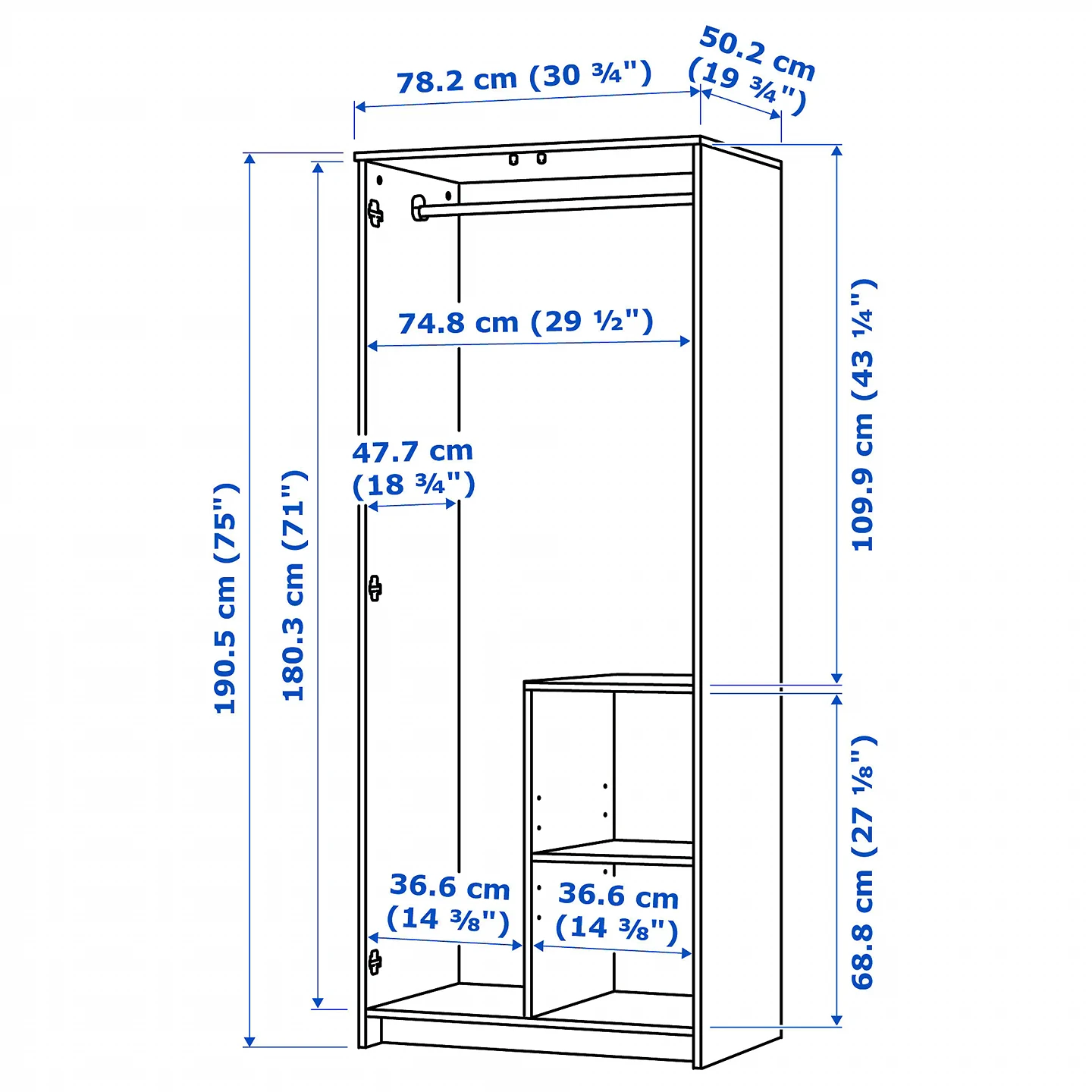 Ikea Brimnes Wardrobe - Moving sale - photo 3