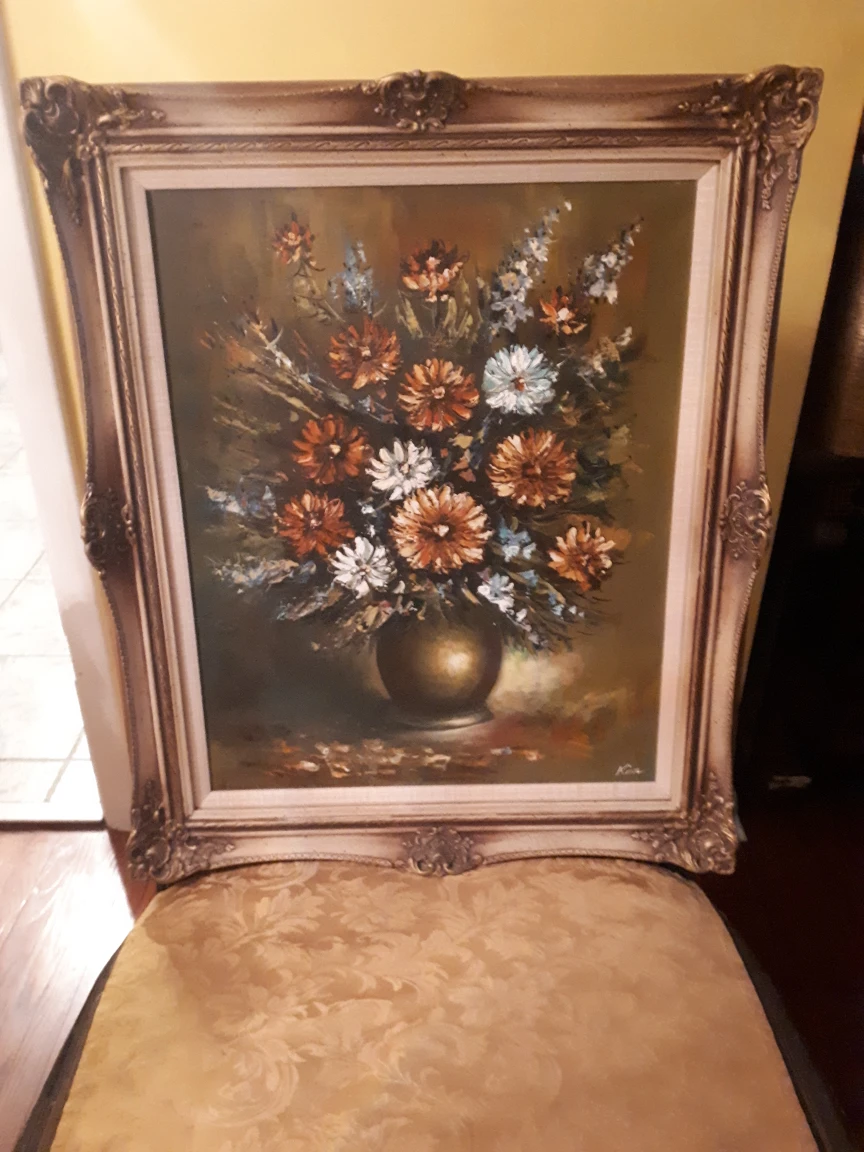 2 Vintage Original Signed Oil Paintings thumbnail