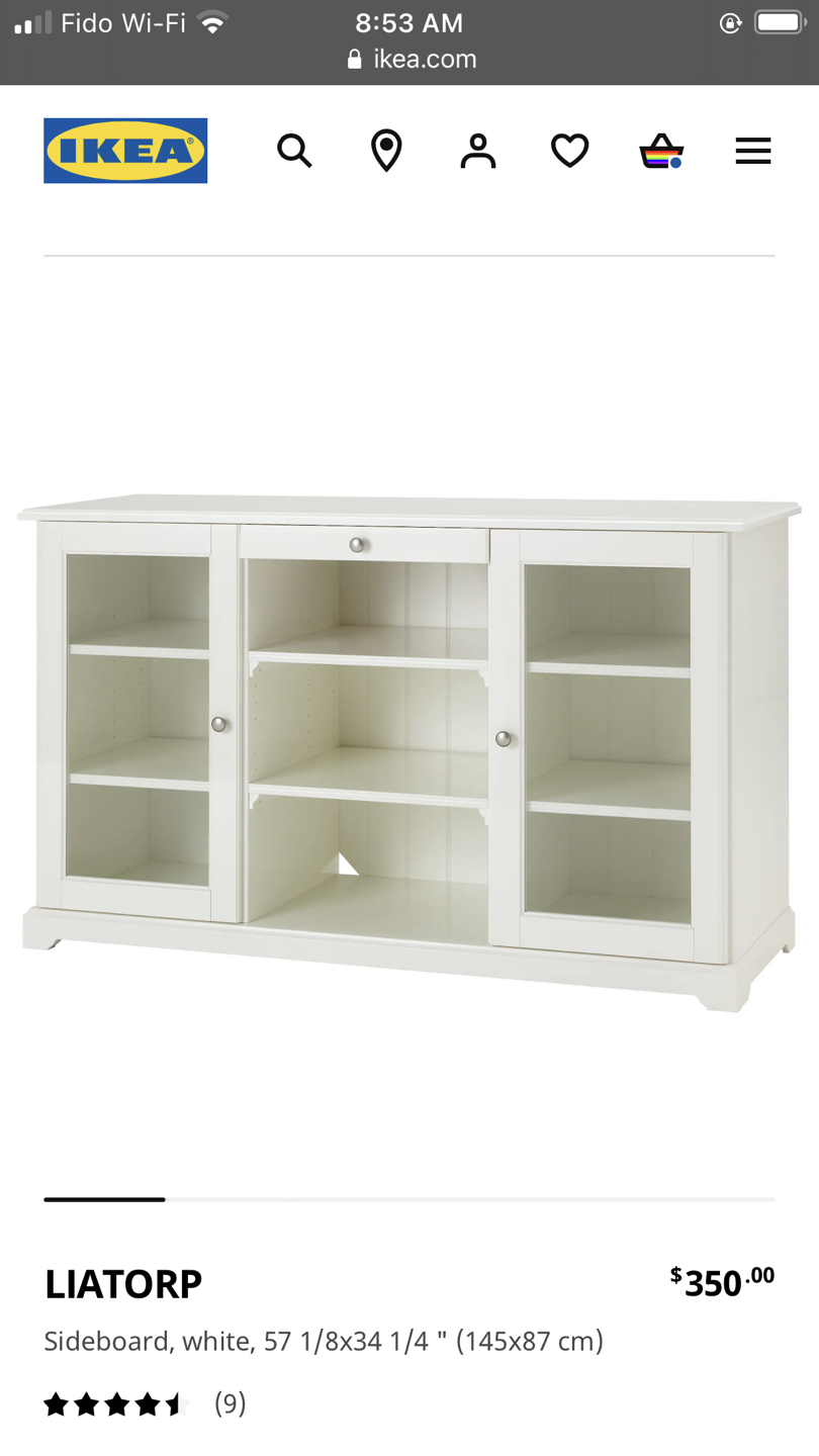 IKEA liatorp sideboard  - photo 3