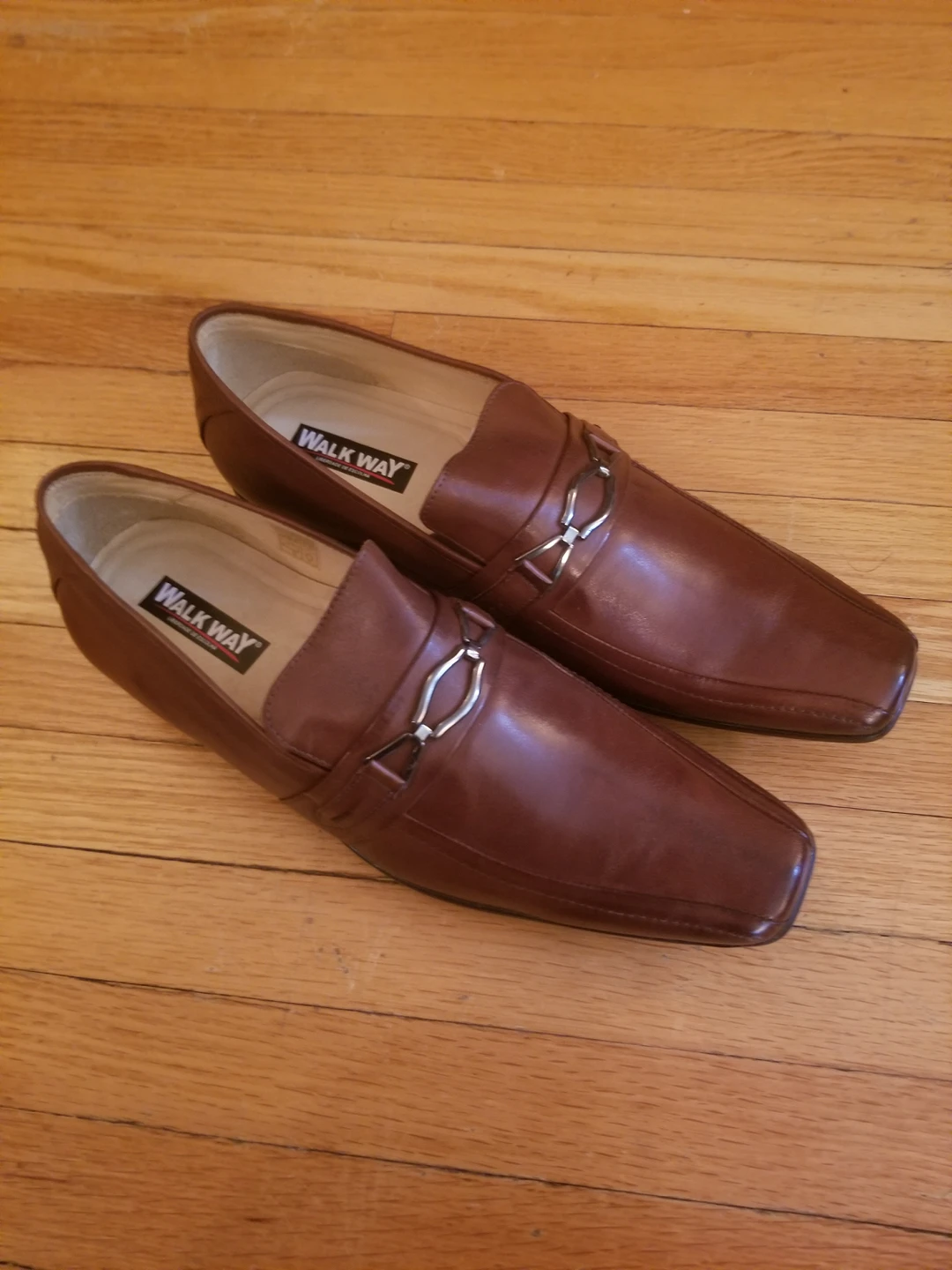men's leather loafer - Never worn. size 45 (size 11.5) thumbnail