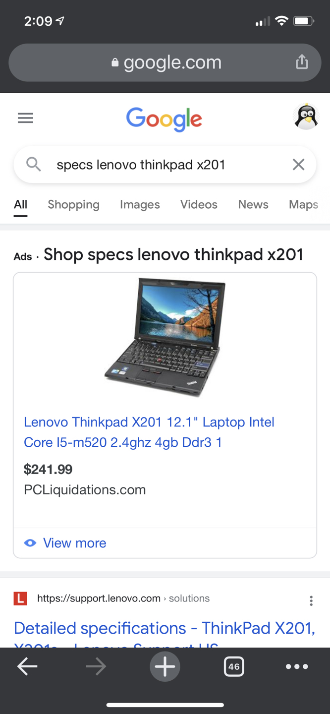Lenovo Thinkpad x201 - photo 2