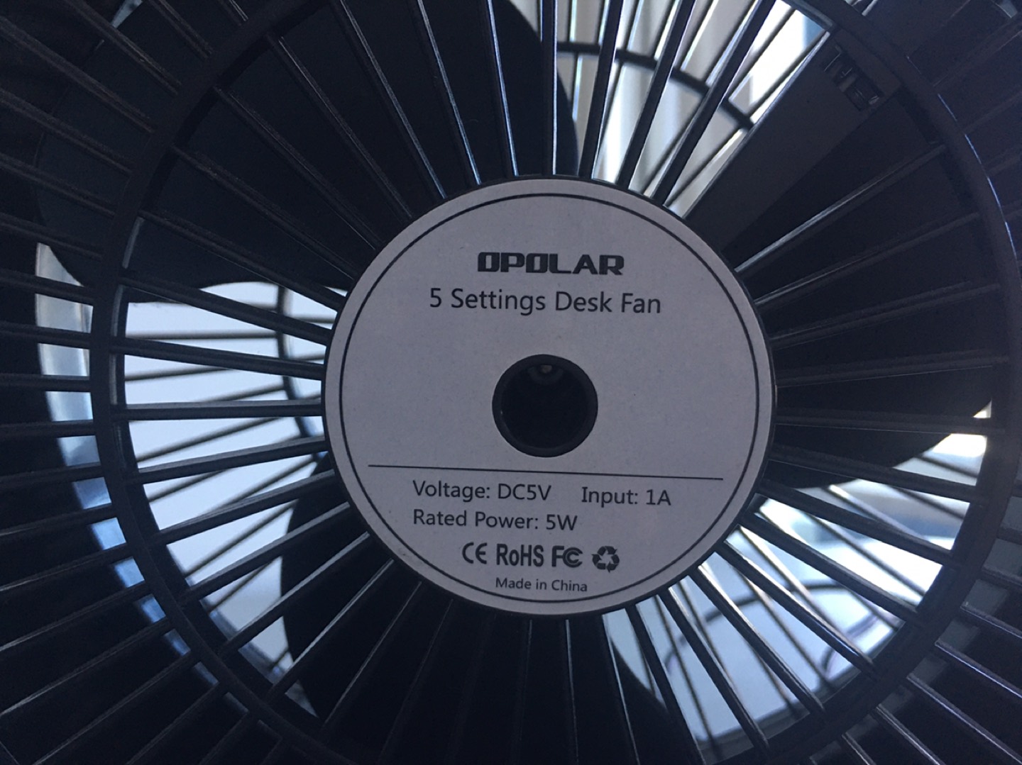 OPOLAR 8 Inch Desk Fan for Home & Office image indicator(4)