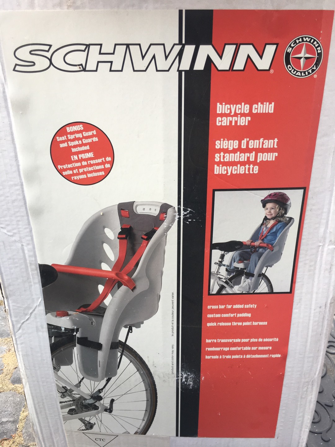 Child bike carrier Never Used!