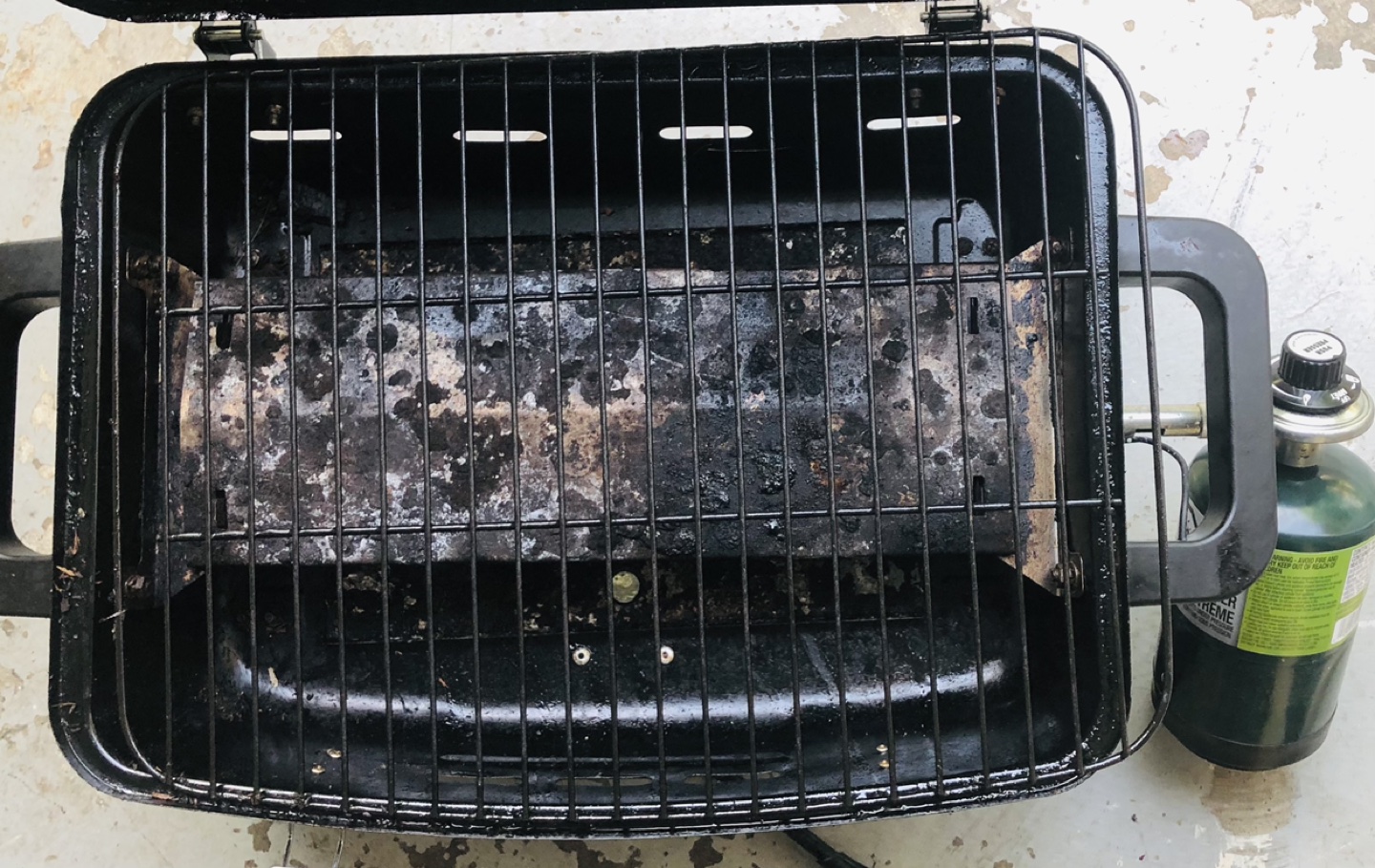 Portable Propane BBQ Grill with New Propane Can - photo 3