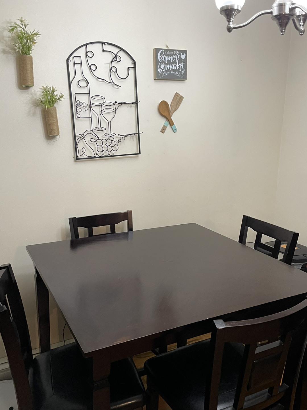 Table - sturdy brown high top table
