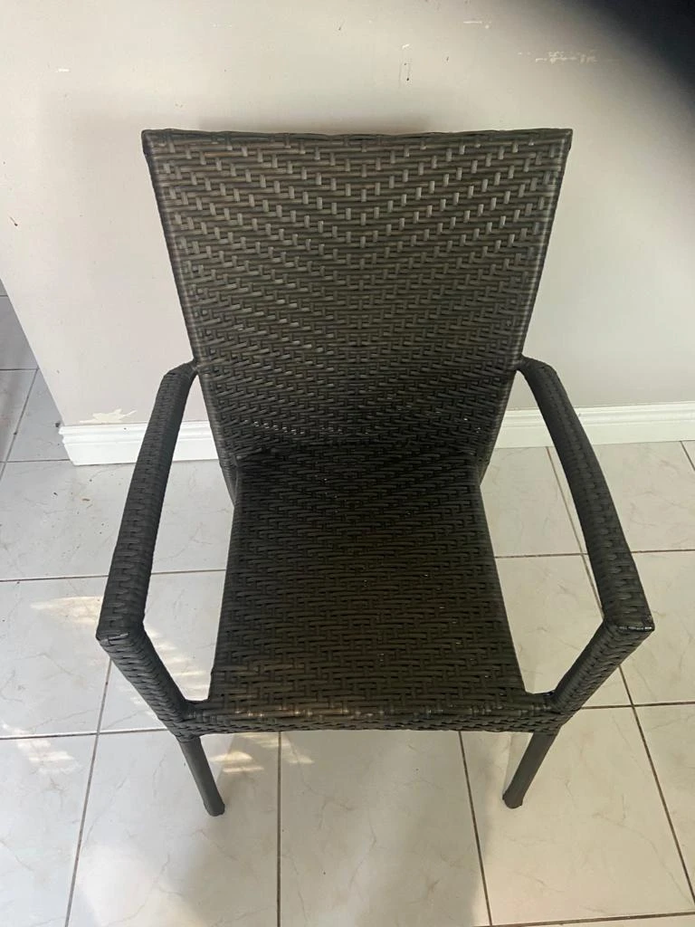 4 Bamboo Lawn Chairs thumbnail