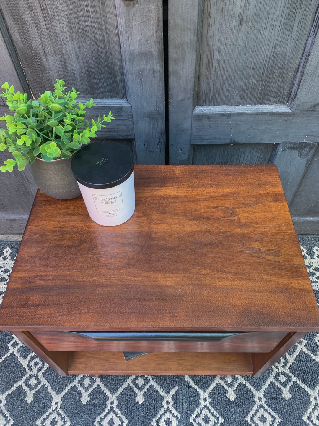 MCM Walnut Nightstand  - photo 3