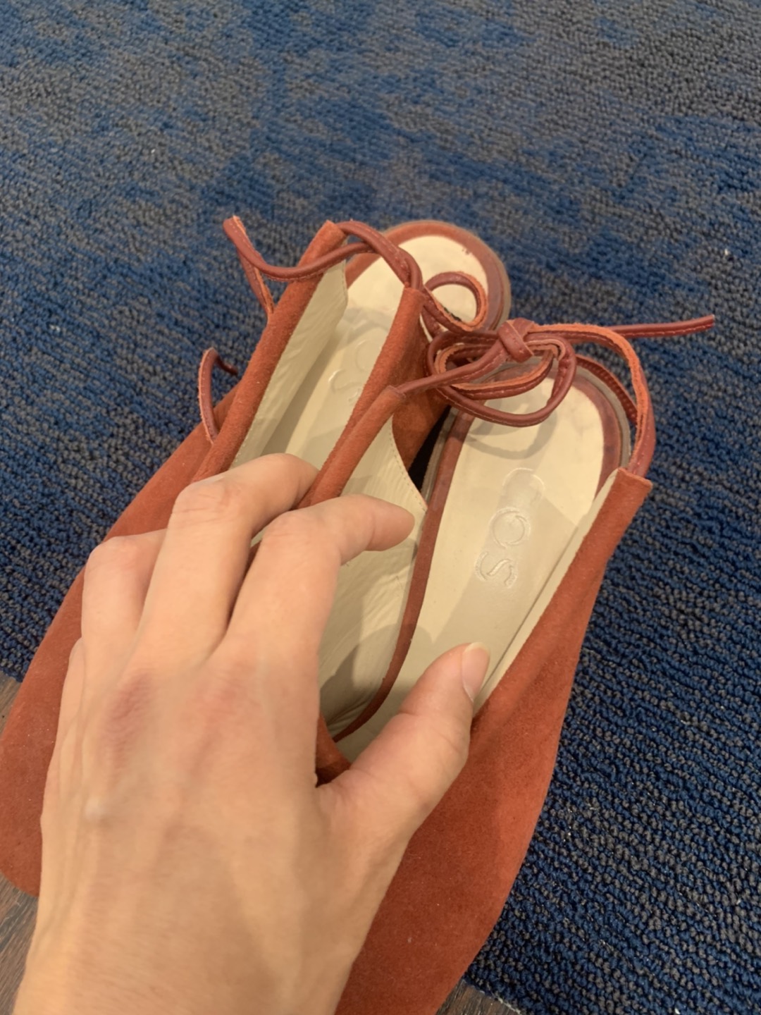 Cos women's sandal/ suede - photo 4