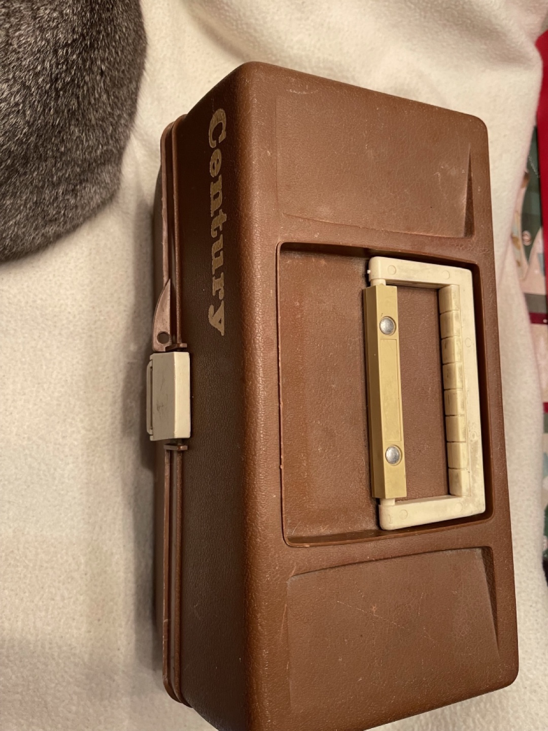 Vintage Old Pal Woodstream PF 1060 Tackle Box  thumbnail