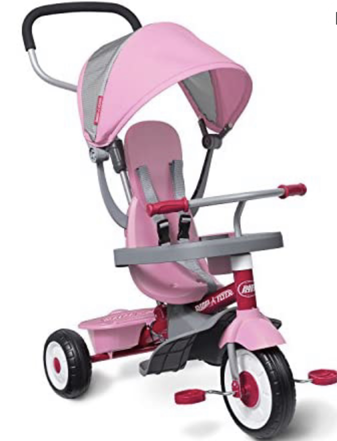 Radio Flyer 4 in 1 Stroll N Trike - pink
