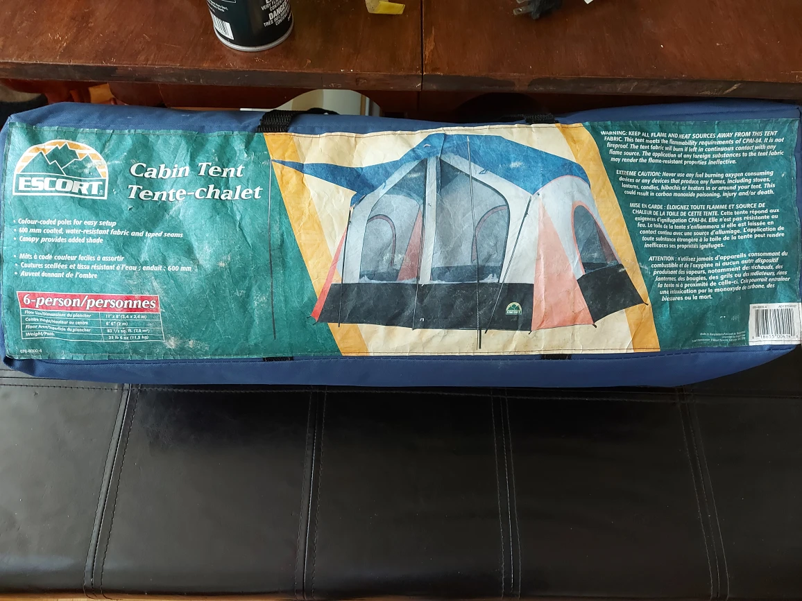 Escort 6 man tent with a wing excellent 👌condition.