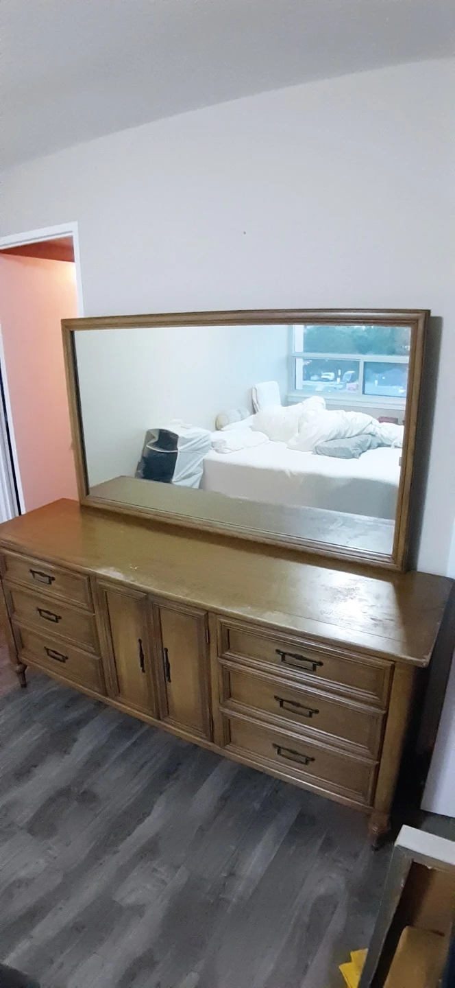 Mid-Century White fine furnature Bedroom dresser set - photo 3