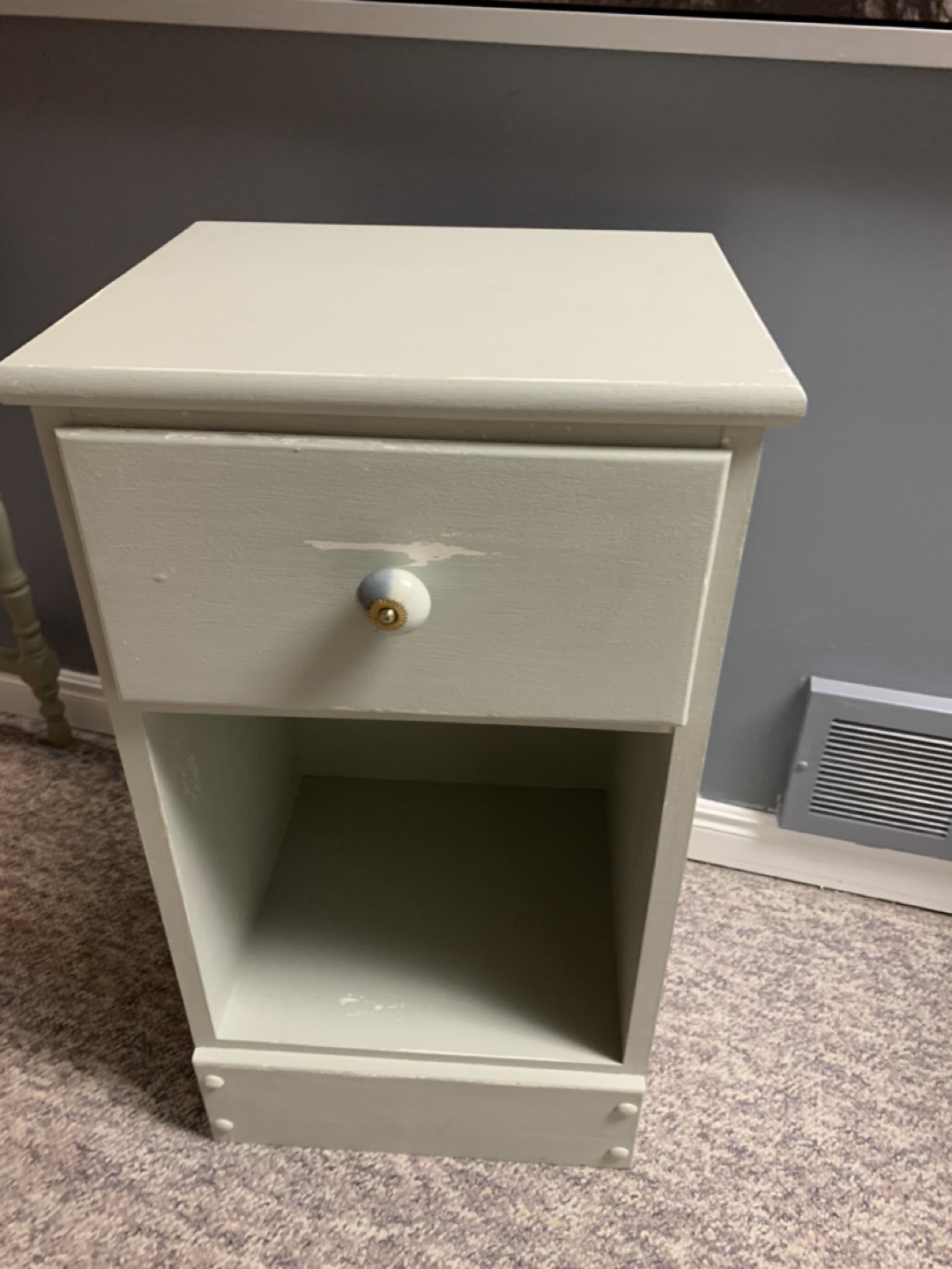 Wood night stand