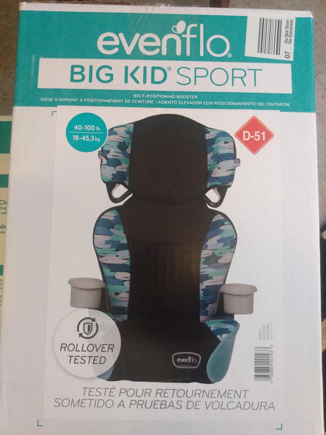 EVENFLO BIG KID BOOSTER SEATS - photo 4