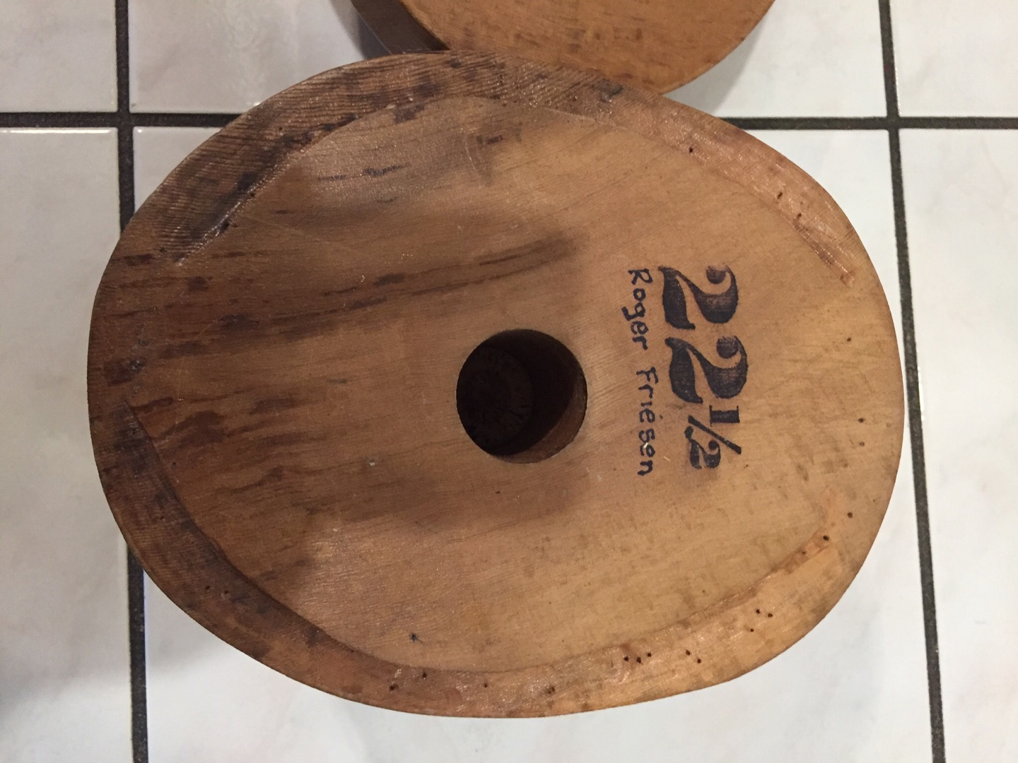 Hat Block. Antique. Hard wood. - photo 5