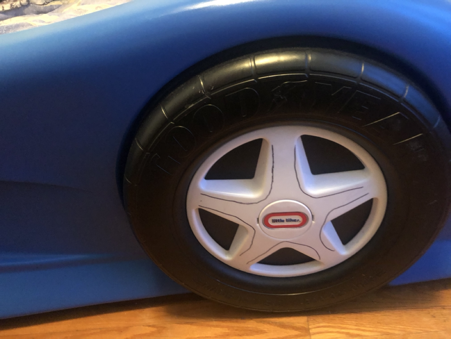 Boys car bed