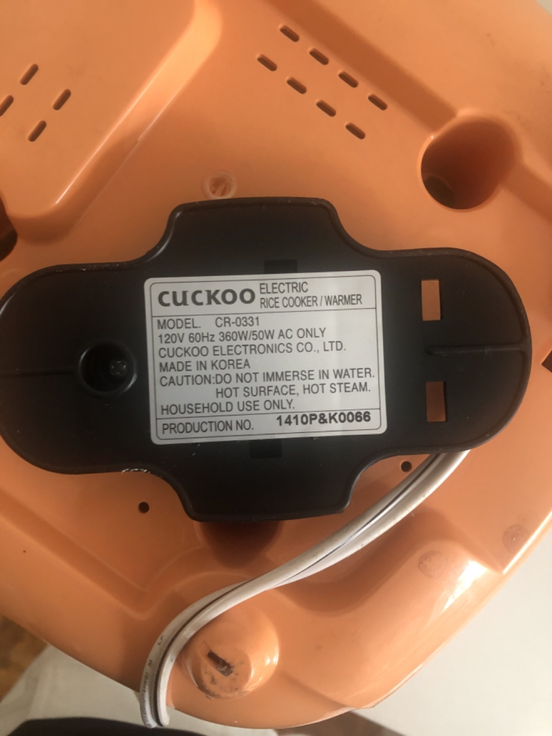 Rice cooker - Cuckoo CR0331 - photo 3