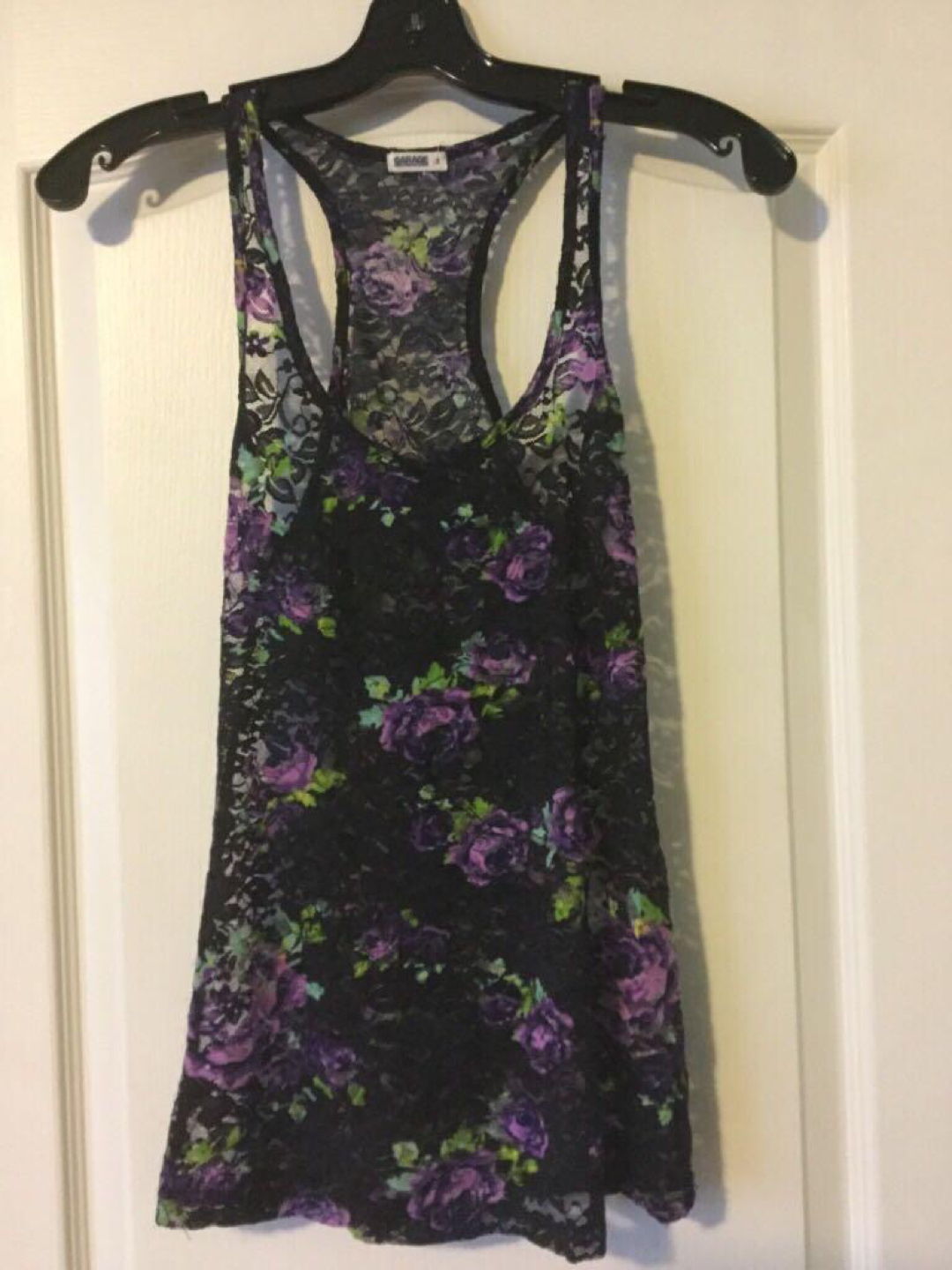 Floral racerback tank top S-small.EUC only worn once! thumbnail