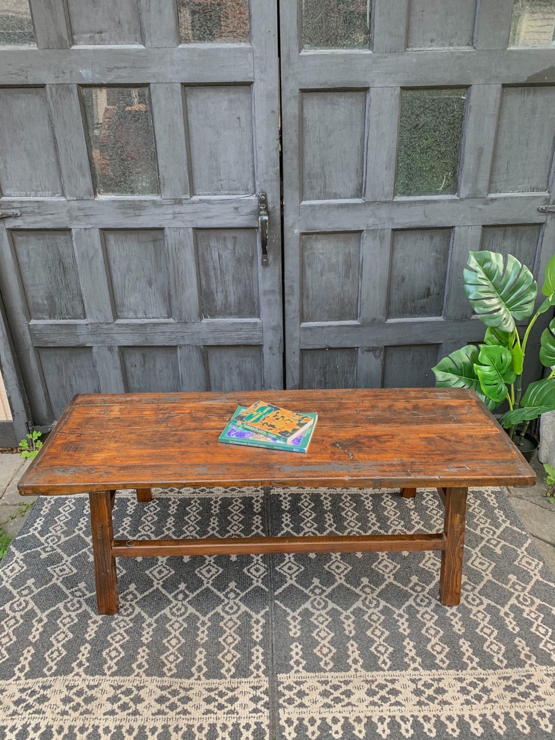 Rustic Solid Wood Coffee Table 