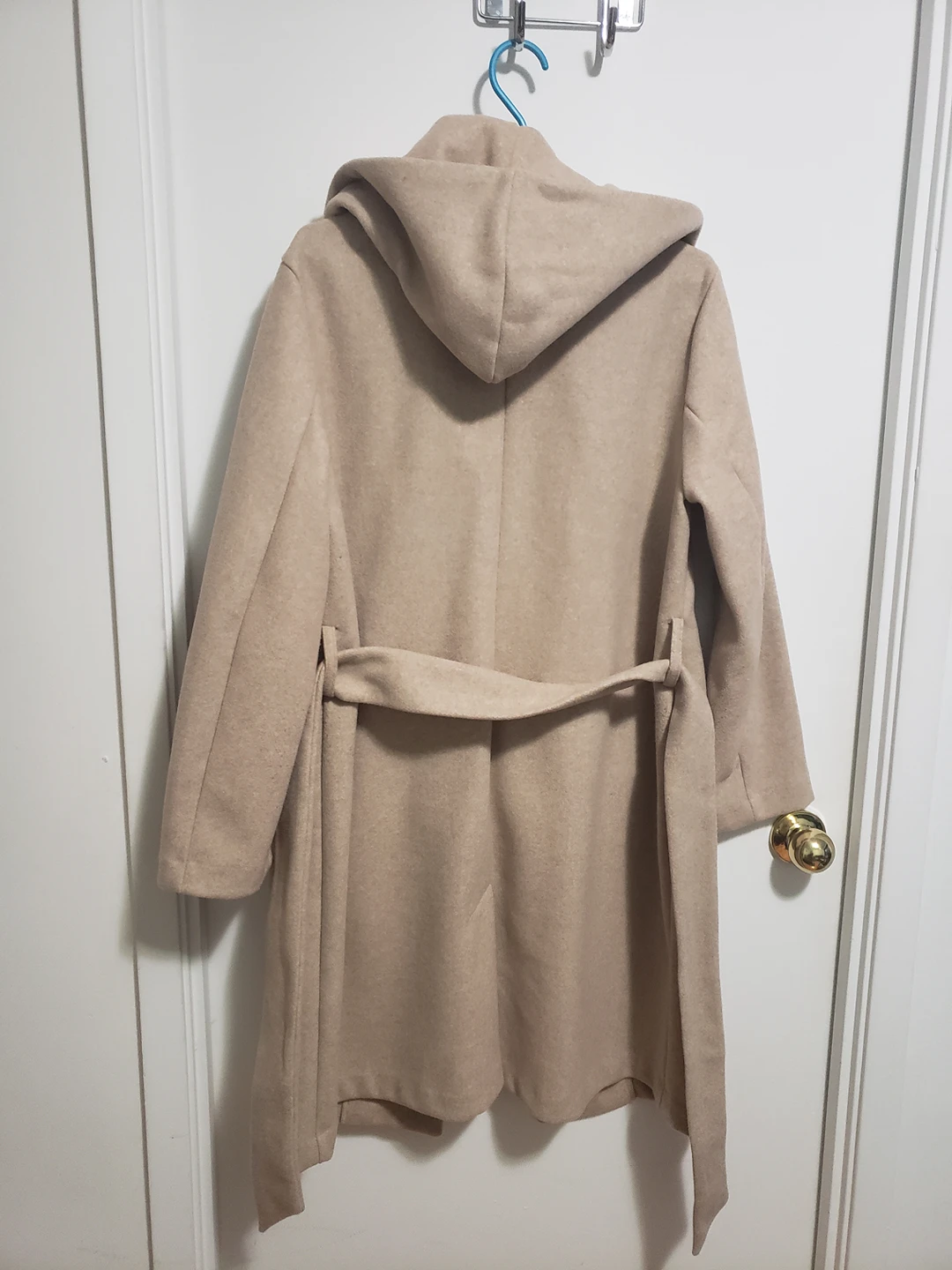 Zara Belted beige coat (knee long) - photo 3