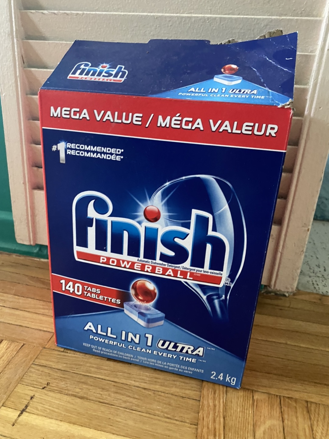 Finish dishwasher tablets powerball all in one