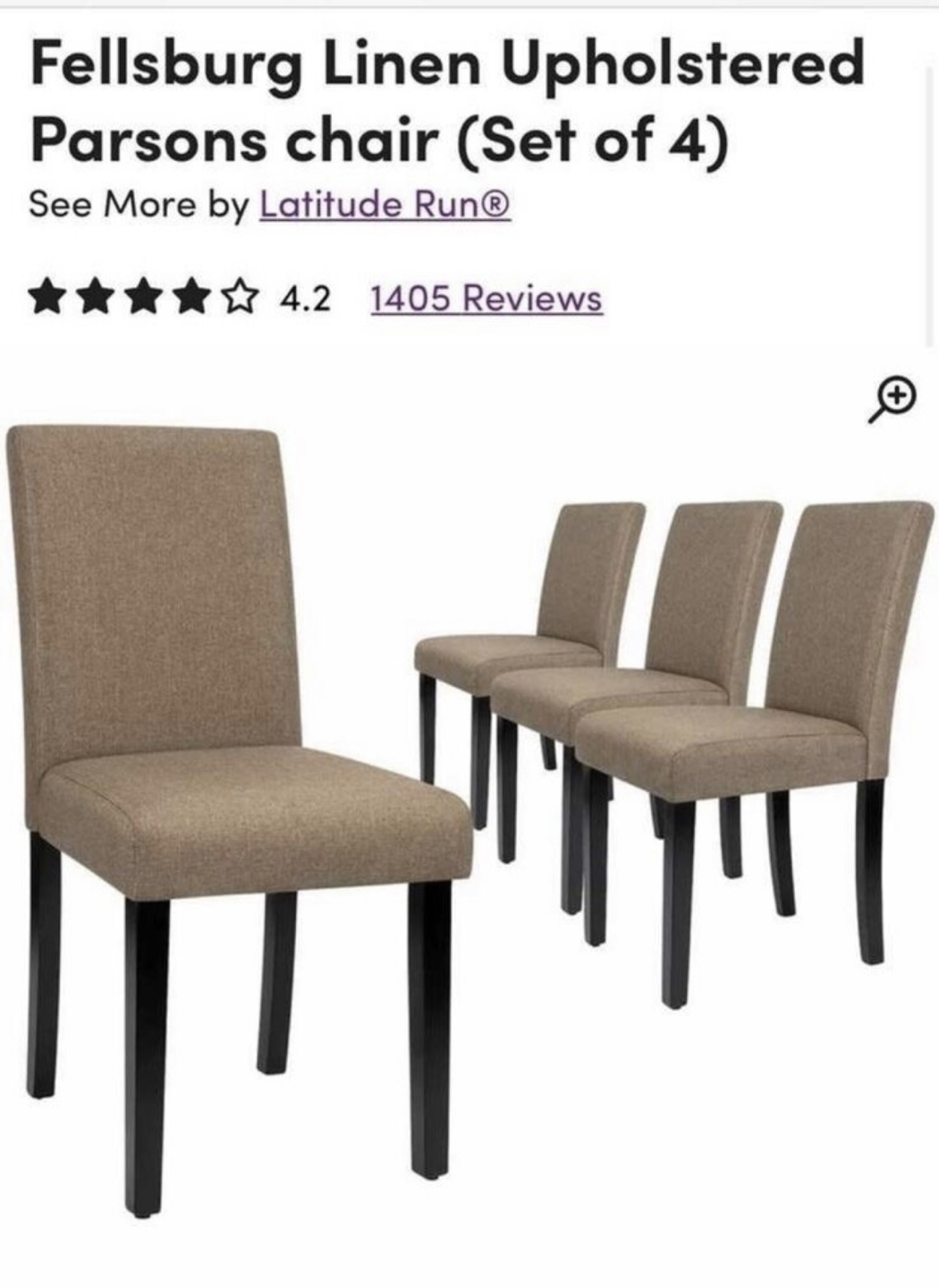 Set of 4 Dining Chairs image indicator(3)