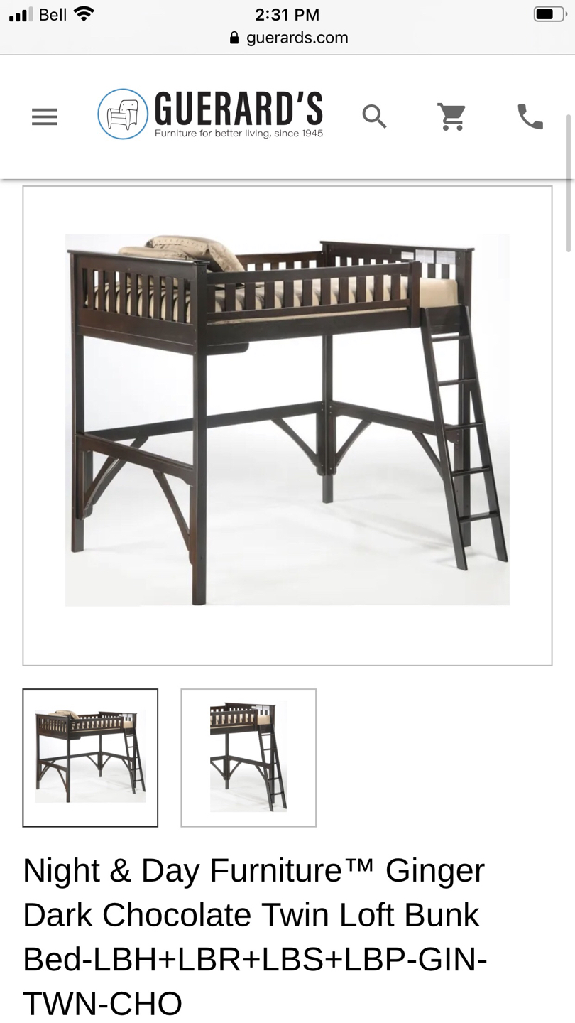 Twin loft bed - photo 3