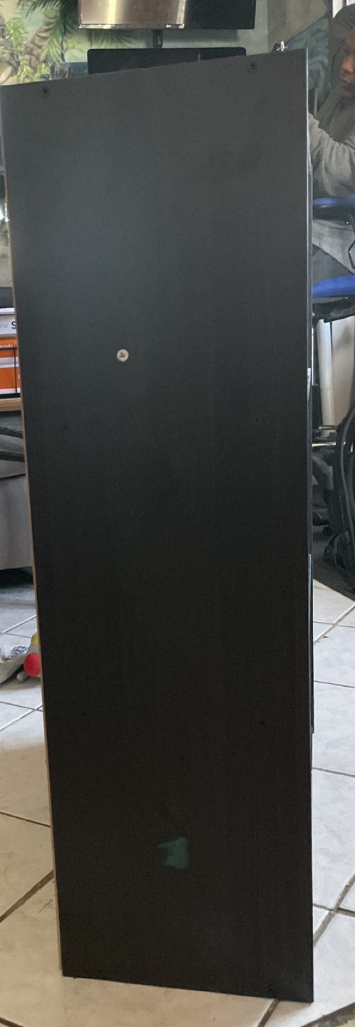 Dark color wood 3 shelves bookcase - photo 4